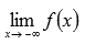 (-∞; b ] stelt de waarde van de functie in op x = b en de limiet op -∞   ;
